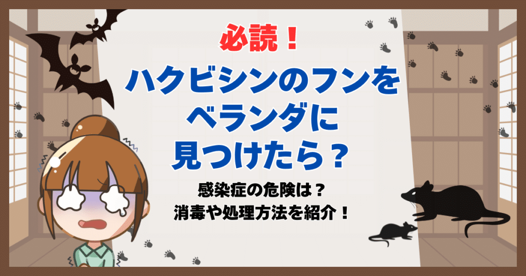 ハクビシン フン ベランダ